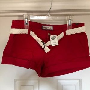 Size 4 red shorts